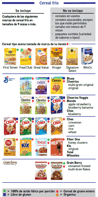 ITCA WIC Cereal
