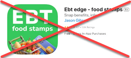 ebtEDGE app FAKE image
