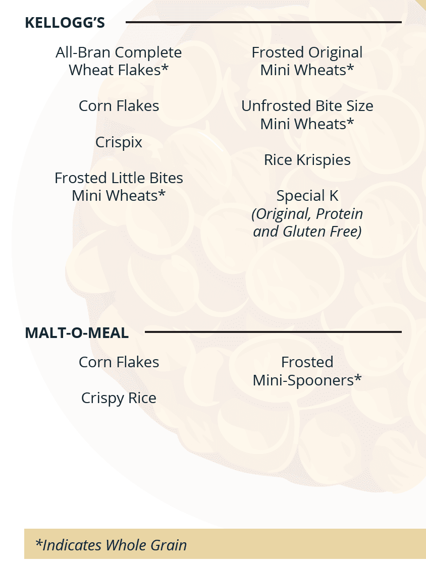 TN WIC Breakfast Cereals image