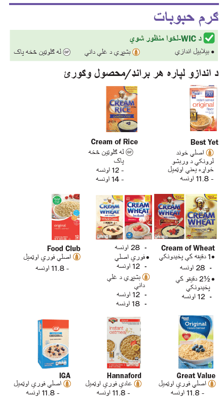 VT WIC حبوبات