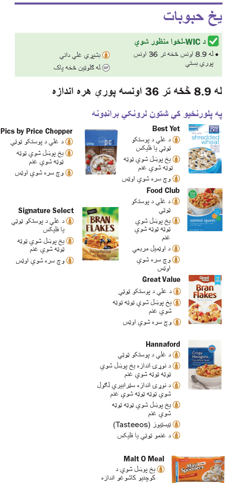 VT WIC حبوبات