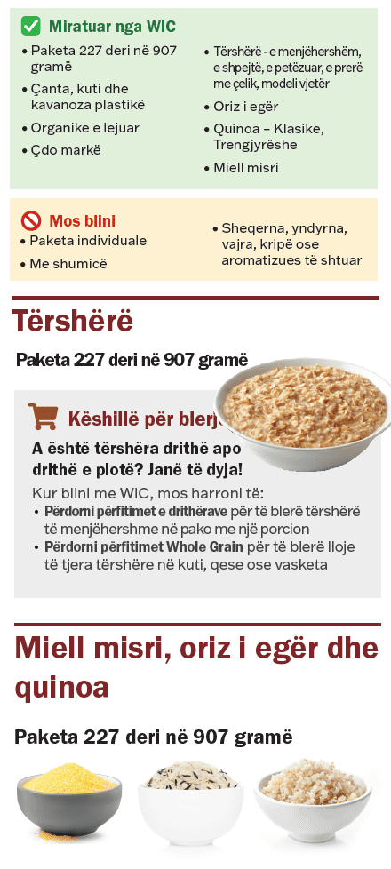VT WIC Drithëra të plota