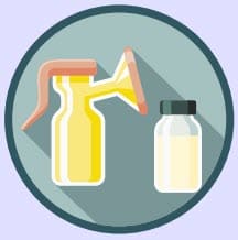 Imagen de MA WIC almacenando leche materna