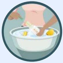 Imagen de limpieza del extractor de leche de MA WIC