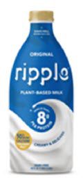 Ripple soy and plant beverage original