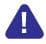 exclamation mark within a triangle