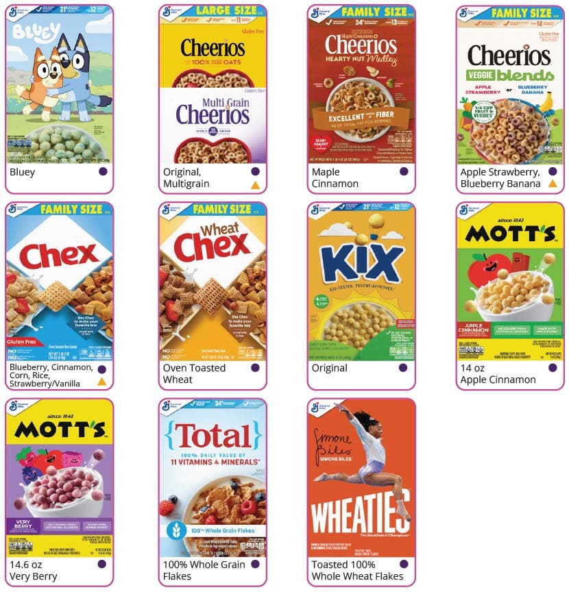 GENERAL MILLS CEREAL