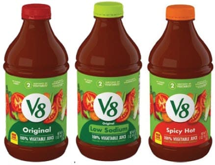 V8 brand vegetable juice