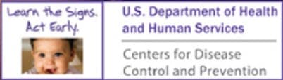 Small banner with a baby’s face on the left and CDC and HHS logos on the right.