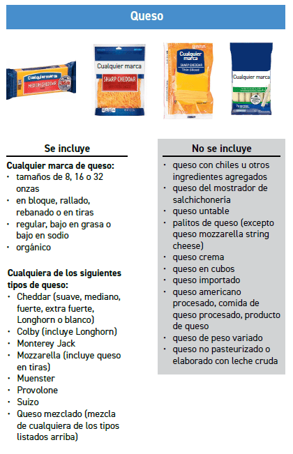 ITCA WIC Queso
