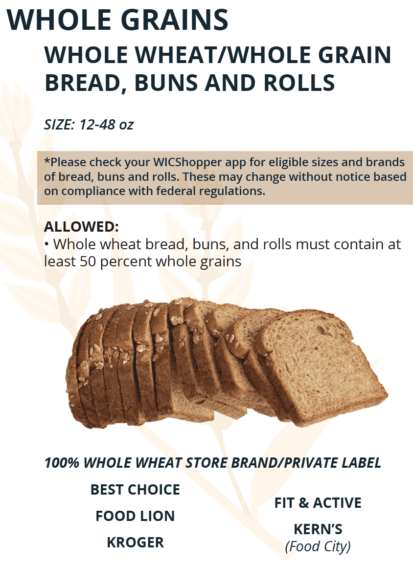 TN WIC Whole Grains image