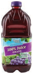 MA WIC Great Value juice image