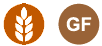 Whole grain and Gluten free symbols