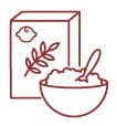 Box of baby food
