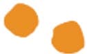 Two orange circles